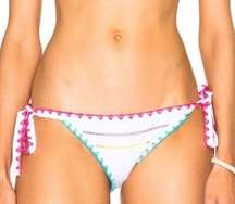 SAME Swim Bikini Bottom White Papillon