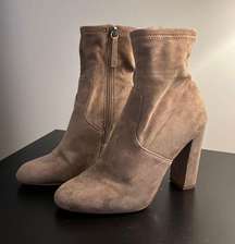 Echo Suede Sock Booties