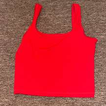 Ribbed Must Have Red Tank 