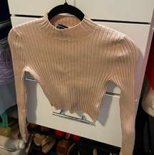 Kendall and Kylie Brown Turtleneck