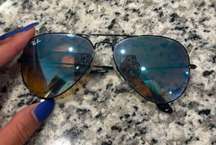 Blue Mirror Aviator Ray Bans