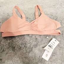 Pilyq Light Pink Bikini Top Size Medium M NWT