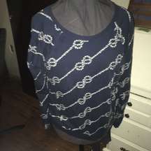 J Crew nautical knots XL sweatshirt