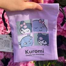 Sanrio Kuromi Drawstring Bag