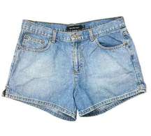 Calvin Klein Jeans Omega Side Slit Women’s 4” High Rise Classic Denim Shorts 14