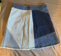 - Denim Mini Skirt