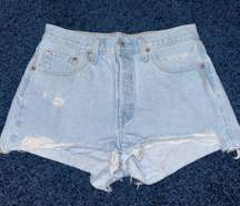 501 High-Waisted Denim Shorts