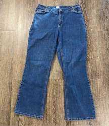 J Jill Jeans Women Size 10 Medium Wash Stretch Bootcut Mid Rise Denim