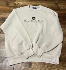 Purdue Crew Neck Gold