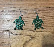 Turtle earrings