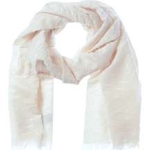 Scarf Metallic Threads Ivory White