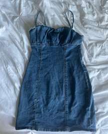 Denim Dress️