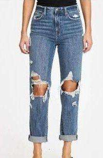 NWT Pistola Presley High Rise Relaxed Roller Jeans