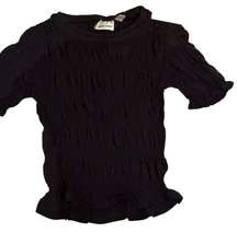 INDUSTRY Black Short Sleeve  Top Size Small NWT