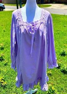 Vintage Peasant Style Babydoll Nightgown Sleep Shirt Sz 2X 26-28 by dreams co.