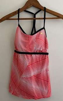 Nike coral swim top Tankini size 6