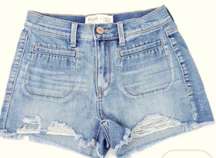 FLX Stretch Size-5 Jean Shorts