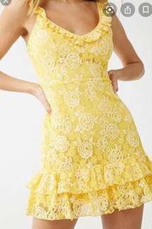 Yellow Lace Dress