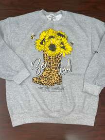 Bee Kind Grey Sweatshirt Size Medium