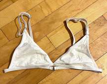 White Triangle Bralette