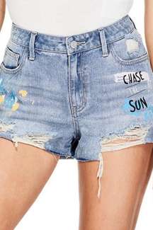 Reese Graffiti Painted Shorts