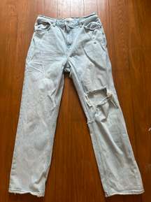 The 90s straight ultra high rise jeans