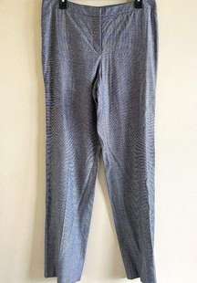 BOSS HUGO BOSS TENINA STRAIGHT LEGD RESS PANTS PRINTED‎ VIRGIN WOOL WOMENS SZ 10