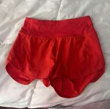 Red Speed Up Shorts