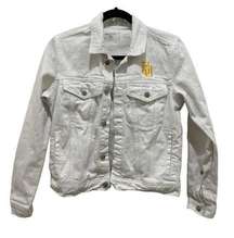 San Diego Padres Antigua White Denim Button Up Jacket Small