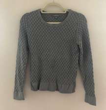 Tinley Road Grey LS Sweater Small D71
