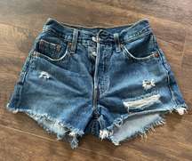 501 High-Waisted Denim Shorts