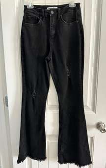 Boutique Black Bell Bottoms