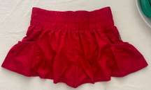 movement RED GET YOUR FLIRT ON SHORTS