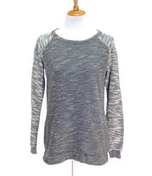 Women’s Sweater Crewneck Space Dye 1147101 Gray Size S