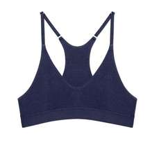 Allbirds Trino Triangle Bralette in Navy Blue size large