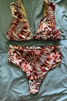 Radio Fiji Flowered Bikini