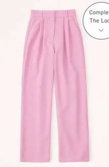 Pink Tailored Trousers