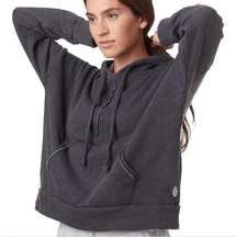 FP Movement Work It Out Hoodie in Dark Heather Gray