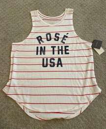NWT- Grayson/Threads Rose In The USA Tank Top XL