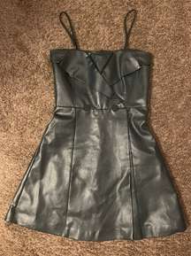 Black Leather Dress