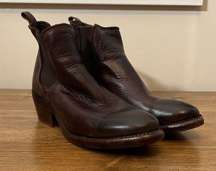 Vintage Shoe Company Brown Leather Chelsea Boots