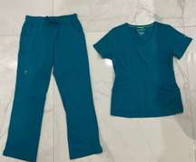 Blue Scrub Set