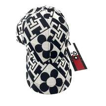 TOMMY HILFIGER X RQ Monogram‎ Baseball Hat in Black NWT One Size