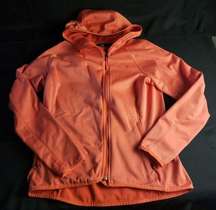 The North Face Orange Fleece‎ Full Zip Jacket Women’s Large