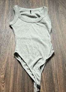 Gooseberry Intimates Gray Bodysuit