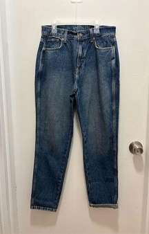 Arizona Jean Co. Women's High-Rise Mom Jeans Blue Denim Size 7