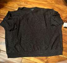 Women’s Ana sparkle black sweater. New! Size xl