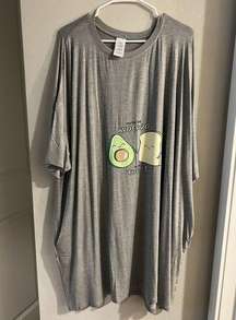 Avocado Oversized Sleeping Gown with pockets!