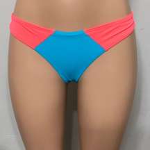 PILYQ bright orange and blue bikini bottom. NWT