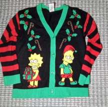 The Simpsons Bart& Lisa Christmas sweater size small women